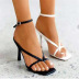 new large size square toe high-heeled sandals nihaostyle clothing wholesale NSHYR67897
