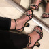 rhinestone with large size ladies high-heeled sandals nihaostyle clothing wholesale NSHYR67898
