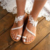 flat flower Bohemian sandals wholesale women s clothing Nihaostyles NSHYR67913