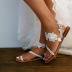 flat flower Bohemian sandals wholesale women s clothing Nihaostyles NSHYR67913