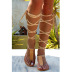 Leg Tie Strappy Sandals NSHYR67921