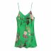 summer silk satin texture printing suspender dress nihaostyle clothing wholesale NSAM67934