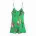 vestido de tirantes de impresión de textura de satén de seda de verano nihaostyle ropa al por mayor NSAM67934