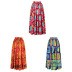 new style ethnic style print high waist slit skirt nihaostyle clothing wholesale NSMDF67966