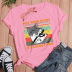 Cartoon cute little fat cat English print casual short-sleeved T-shirt nihaostyle clothing wholesale NSYAY68002