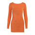 women s autumn new long-sleeved strap dress nihaostyle clothing wholesale NSYLF68016