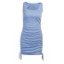 new style sleeveless pleated dress nihaostyle clothing wholesale NSYLF68021