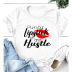 letter printing casual short-sleeved T-shirt nihaostyle clothing wholesale NSYIC68031