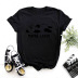 Short-sleeved panda print T-shirt nihaostyle clothing wholesale NSYIC68033