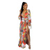 women s summer print long skirt nihaostyle clothing wholesale NSXHX68036