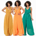 Summer New Thin Chiffon Jumpsuit nihaostyle clothing wholesale NSXHX68037