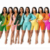 women s short-sleeved fashion set nihaostyle clothing wholesale NSXHX68038
