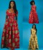 lace-up printing irregular elastic high-waisted fashion dress Nihaostyle Clothing Wholesale NSMDF67654