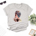 Short-sleeved printing T-shirt nihaostyle clothing wholesale NSYIC68100