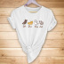 Cartoon cat English print casual short-sleeved T-shirt nihaostyle clothing wholesale NSYIC68106