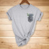 cartoon cute print casual short-sleeved T-shirt nihaostyle clothing wholesale NSYIC68109