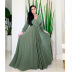 fashion solid color long dress wholesale clothing vendor Nihaostyles NSXHX68137