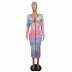 fashion slim mid-length dress wholesale clothing vendor Nihaostyles NSXHX68141