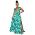 New Fashion Print Sexy Sling Dress nihaostyle clothing wholesale NSCYF68166
