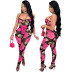 Casual Suspenders Chest-Wrapped Jumpsuit NSCYF68167