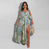 new fashion sexy long-sleeved irregular dress nihaostyle clothing wholesale NSCYF68174