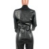 slim PU leather pants temperament jumpsuit wholesale clothing vendor Nihaostyles NSMFF68231