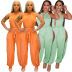 sexy solid color jumpsuit wholesale clothing vendor Nihaostyles NSMFF68232