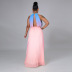 sexy sleeveless halter pure color gradient dress wholesale clothing vendor Nihaostyles NSCYF68243