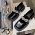 women s summer new square toe thick-soled shoes nihaostyle clothing wholesale NSZSC68275