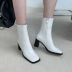 nihaostyle clothing wholesale autumn and winter new fashion thick-heeled short boots NSHU65513