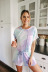 wholesale women s clothing Nihaostyles tie-dye home service two-piece set NSHM65581
