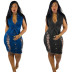 nihaostyle clothing wholesale new style Slim denim leopard print dress NSWL65625