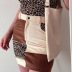 summer new style leopard casual short skirt nihaostyle clothing wholesale NSHLJ68332
