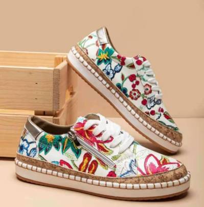 Ethnic Style Printed Skate Shoes Wholesale Women's Clothing Nihaostyles NSHYR68361