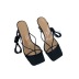 Solid Color Leg Tie Stiletto Sandals NSHYR68363