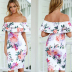 Fashion One-shoulder Printed Slim High Waist Dress wholesale clothing vendor Nihaostyles NSXIA68773