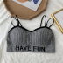 simple letter print plain bra wholesale clothing vendor Nihaostyles NSYID68715