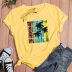 Landscape painting print casual short-sleeved T-shirt wholesale clothing vendor Nihaostyles NSYAY68747