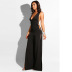 sexy V-neck split jumpsuit wholesale clothing vendor Nihaostyles NSXYZ68591