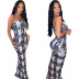 Digital Positioning Printed Head Long Dress wholesale clothing vendor Nihaostyles NSYNS68614