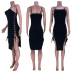 corns lace-up dress wholesale clothing vendor Nihaostyles NSQMD68628
