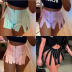 solid color high waist zipper shorts NSMYF68642