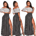 Strapless Casual Beach Style 2 Piece Set NSMYF68654