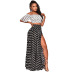 Strapless Casual Beach Style 2 Piece Set NSMYF68654