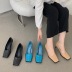 nuevos zapatos de tacón medio con punta cuadrada para mujer nihaostyle ropa al por mayor NSSO68797