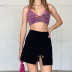 fashion solid color sexy split pin short skirt wholesale clothing vendor Nihaostyles NSHLJ68823