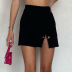 moda color sólido sexy split pin falda corta vendedor al por mayor de ropa Nihaostyles NSHLJ68823
