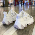 Platform panelled mesh sneakers wholesale clothing vendor Nihaostyles NSYUS68975