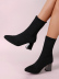 Chunky heel pointed short boots wholesale clothing vendor Nihaostyles NSYUS68972
