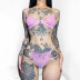 lace flower embroidery girl pink underwear set wholesale clothing vendor Nihaostyles NSWY69095